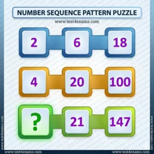 Math logic missing number puzzle - 1087 Math logic missing number puzzle