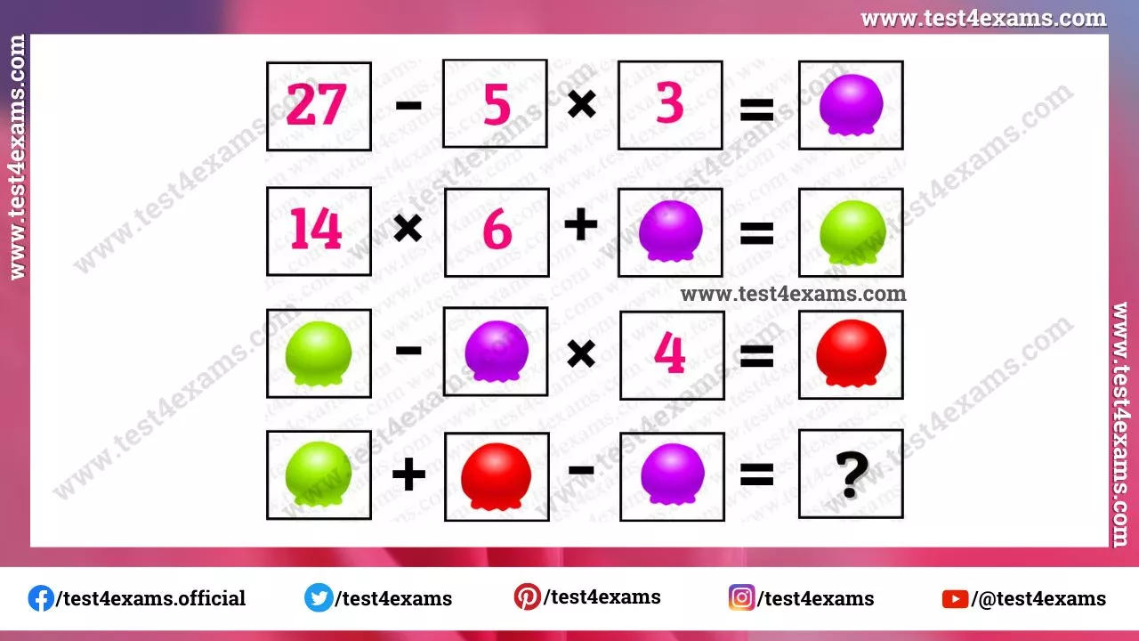 Cream Ball Math Picture Puzzles For Genius Puzzles Test 4 Exams