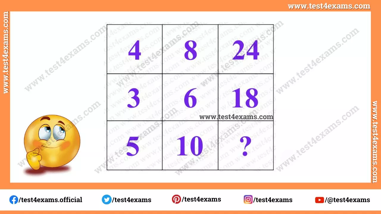 Can You Solve The Logical Missing Number Puzzle - Test 4 Exams