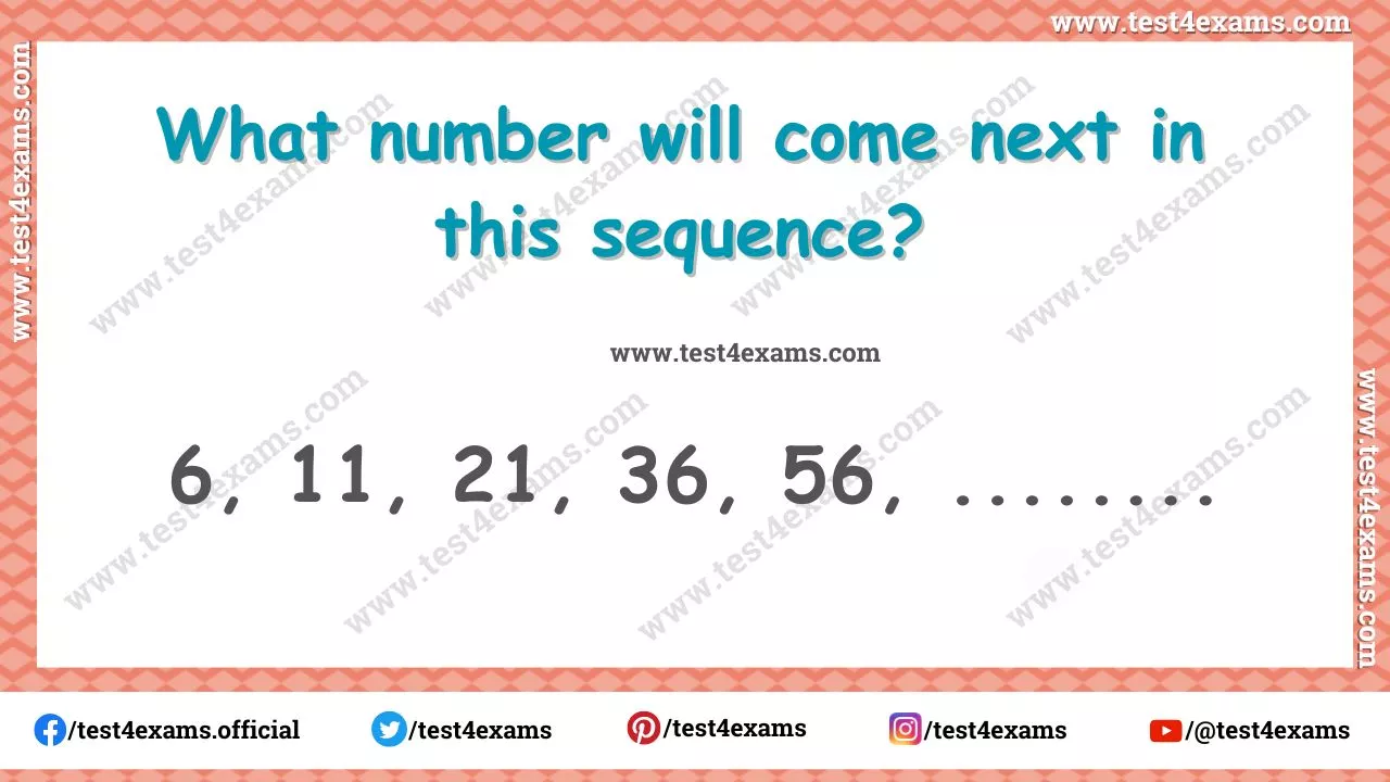 Complete The Sequence Number Puzzle Math Puzzle Test 4 Exams 