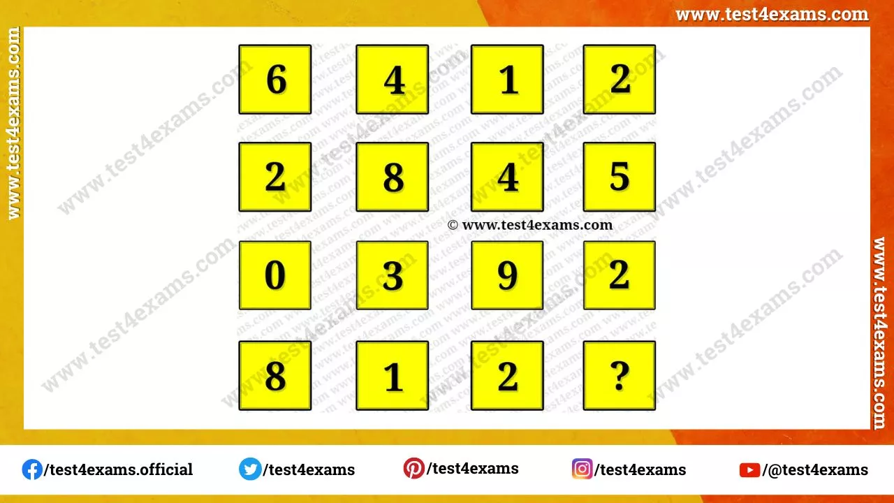 Math Logic Missing Number Puzzle For Genius | Test 4 Exams