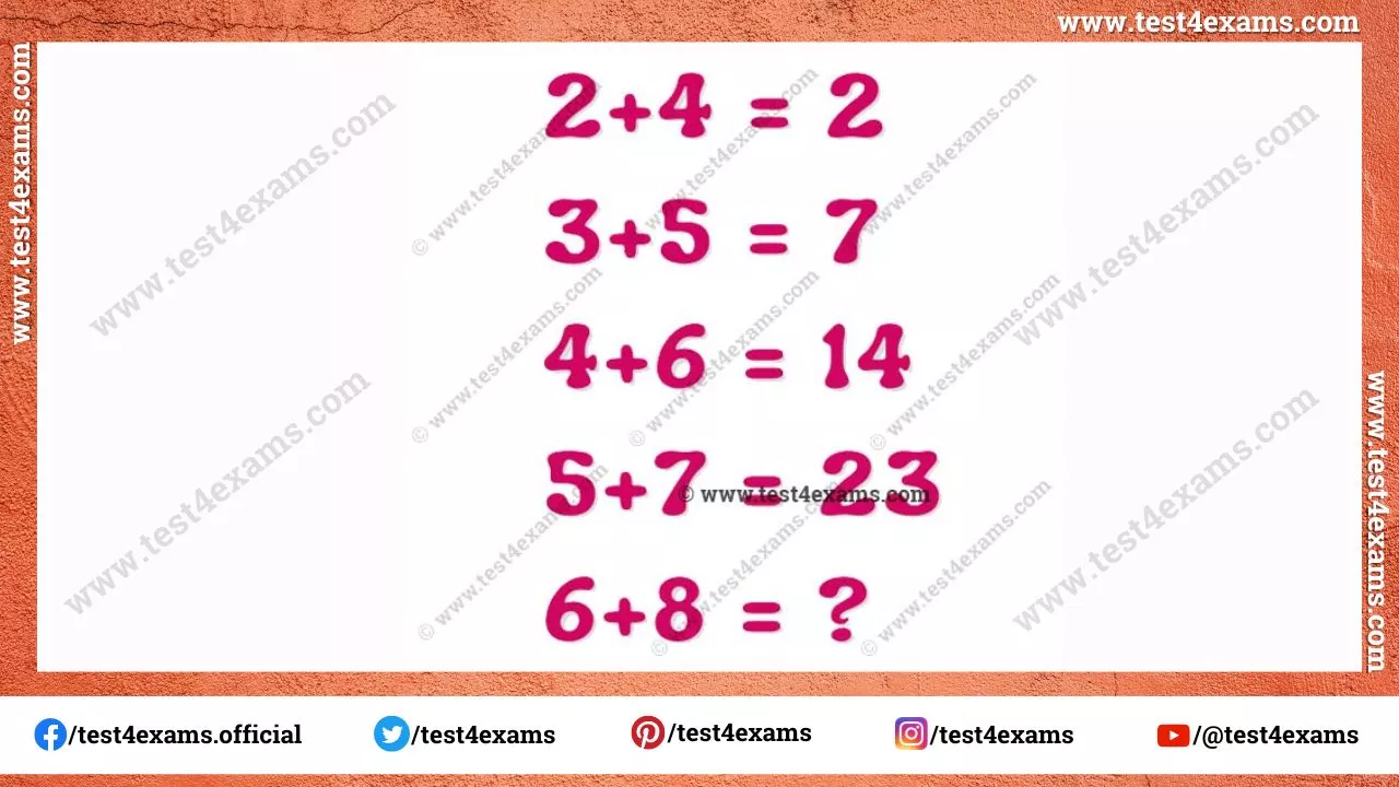 Reasoning Puzzle Of Viral Mathematics With Answer Test 4 Exams