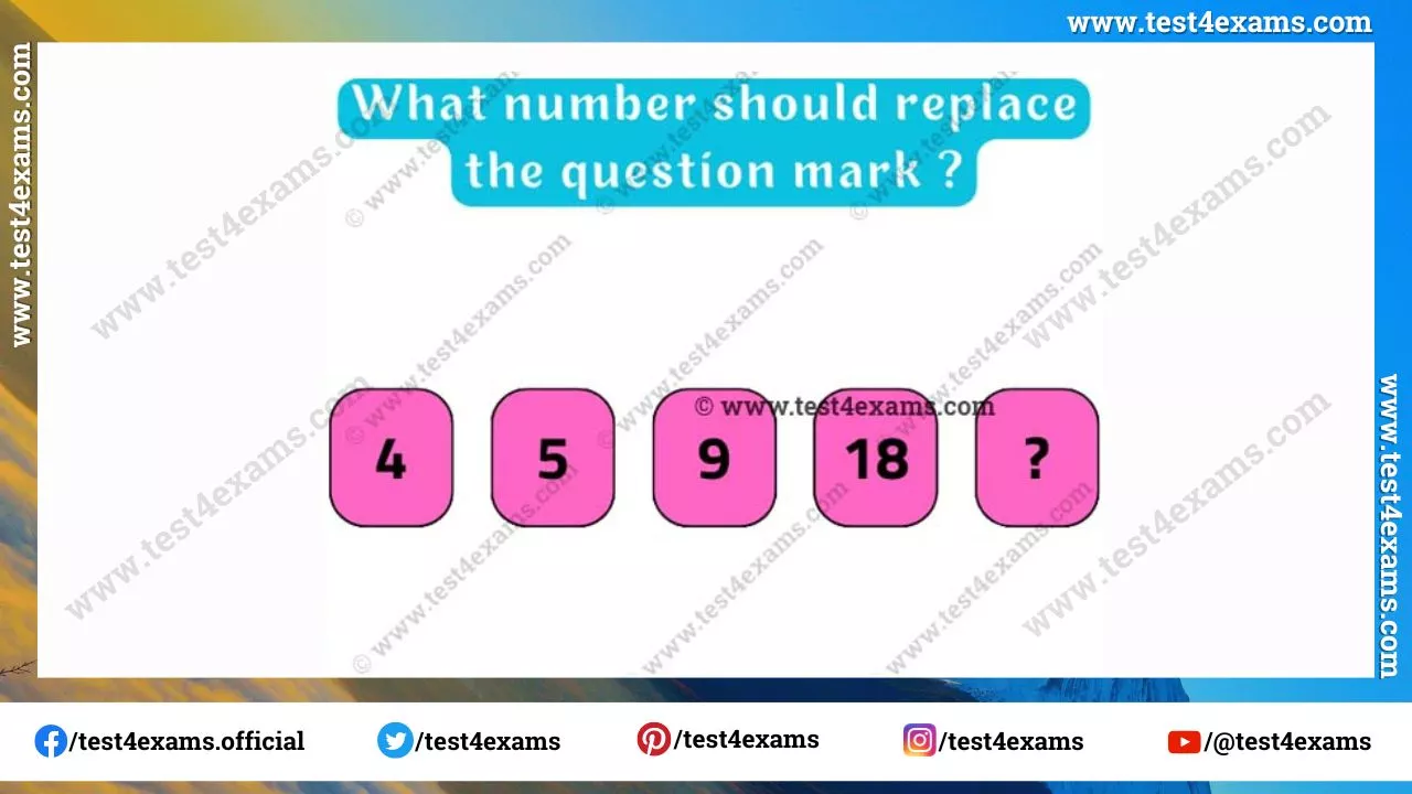 Mathematical Number Series Puzzle With Answer - Test 4 Exams