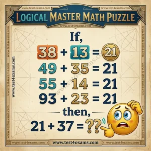 Fun logic genius math puzzle with answer