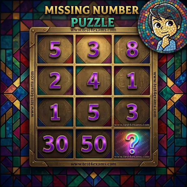 Logic and fun missing number puzzle – 1105