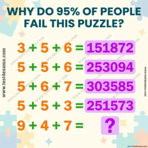 Only Genius Solve Math Logic Puzzle