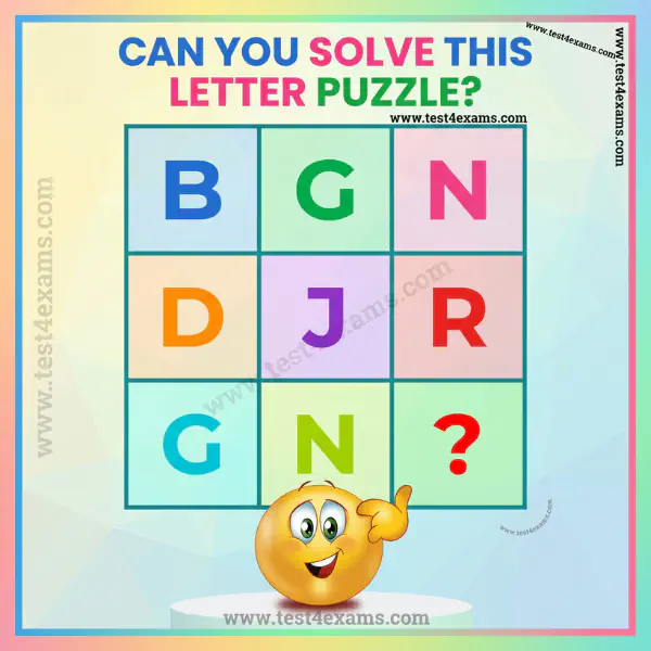 Find the missing character brain teasers Puzzle – 1014