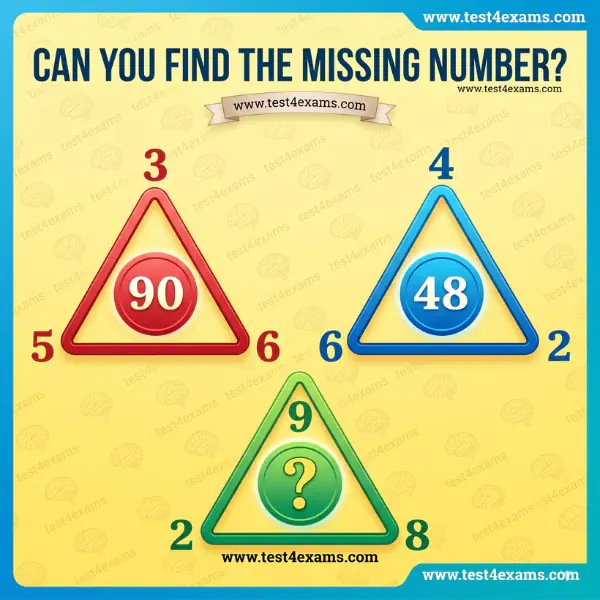 Triangle Math Puzzle With Solution – 1018