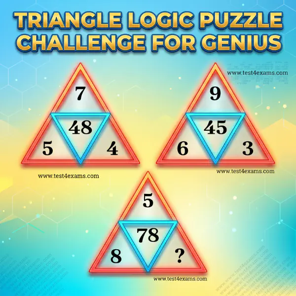 Solve Triangle Math Puzzle with Answer – 1028
