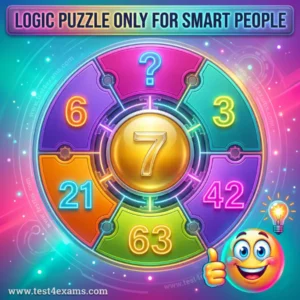 Solve Missing Number Challenging Circle Math Puzzle