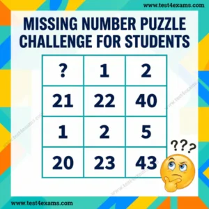 Solve Missing Number Brain Teaser Math Puzzle
