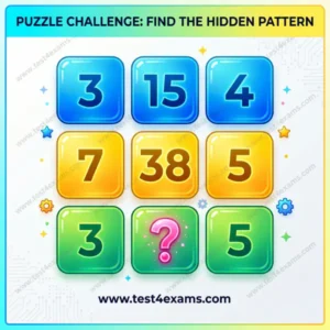 Missing Number Puzzle Logic with Answer