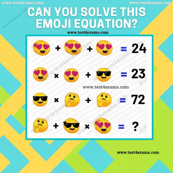 Love emojis picture brain teaser puzzle with answer – 1039