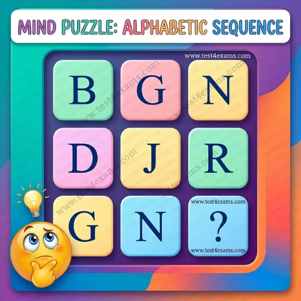 Find the missing character brain teasers Puzzle – 1014