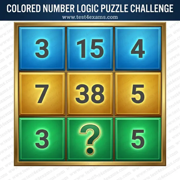 Missing Number Puzzle Logic with Answer – 1038