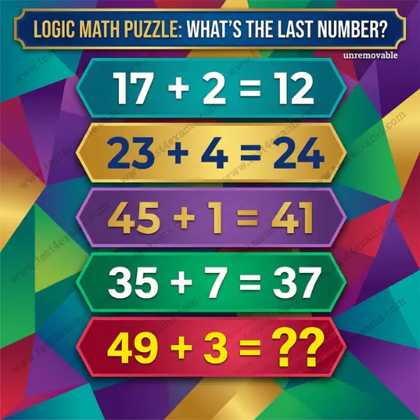 Solve The Brain Teaser Math with Answer – 1042