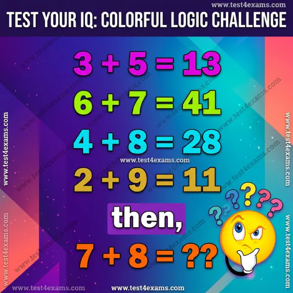 Logic Math Puzzle Question with Answer – 1046