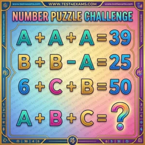 Can you solve this puzzle?